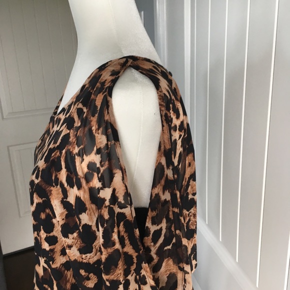 Thalia Sodi Animal Print Summer Dress Med - Picture 3 of 6